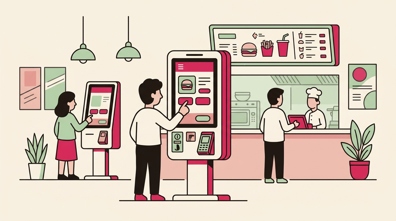 Bornes de commande pour restaurants et fast-food : comparatif, avantages et solutions
