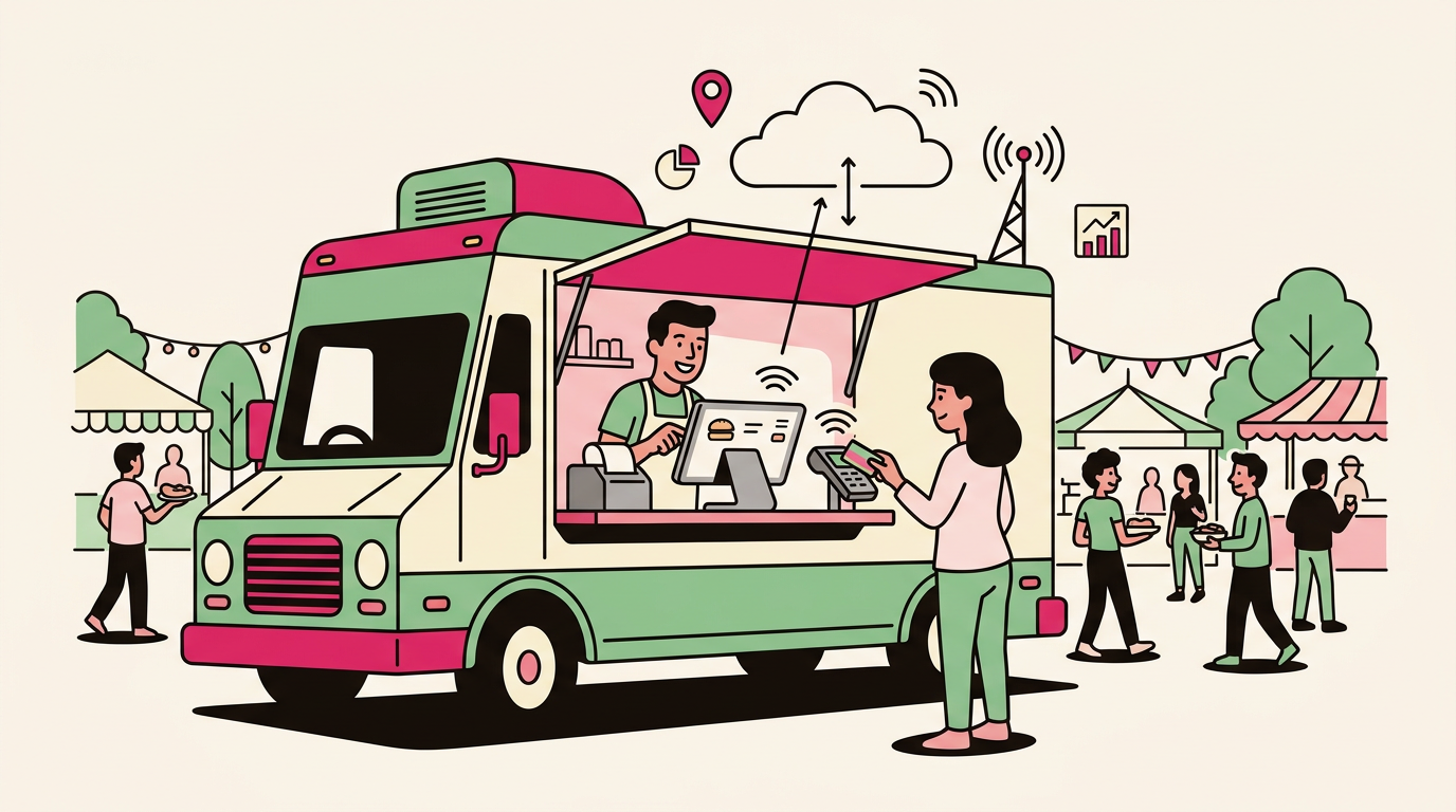 Caisse enregistreuse pour food truck : la solution mobile et connectée