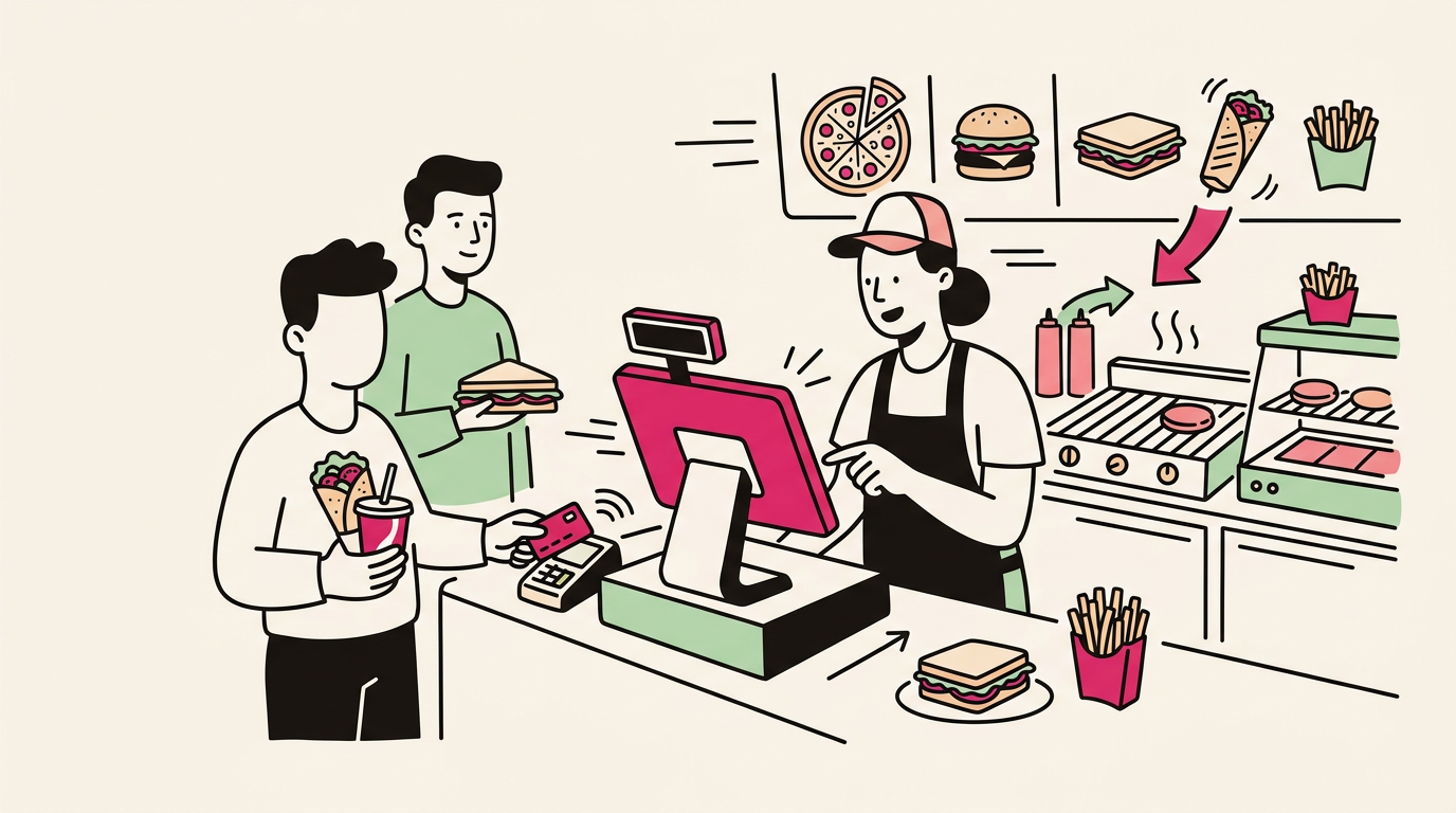 Caisse enregistreuse pour snack et restauration rapide : encaissez vite, servez mieux