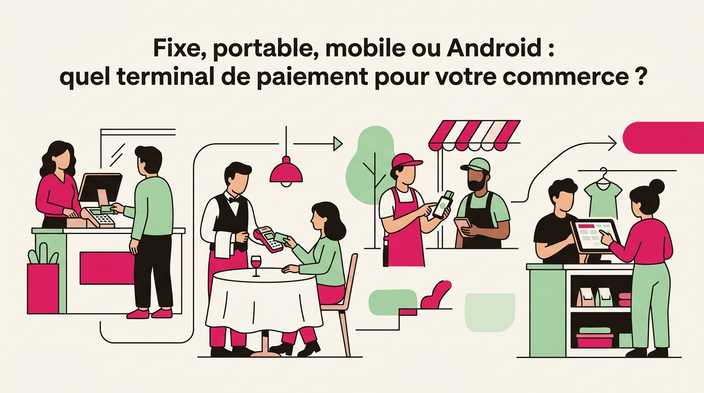 Fixe, portable, mobile ou Android : quel terminal de paiement pour votre commerce ?