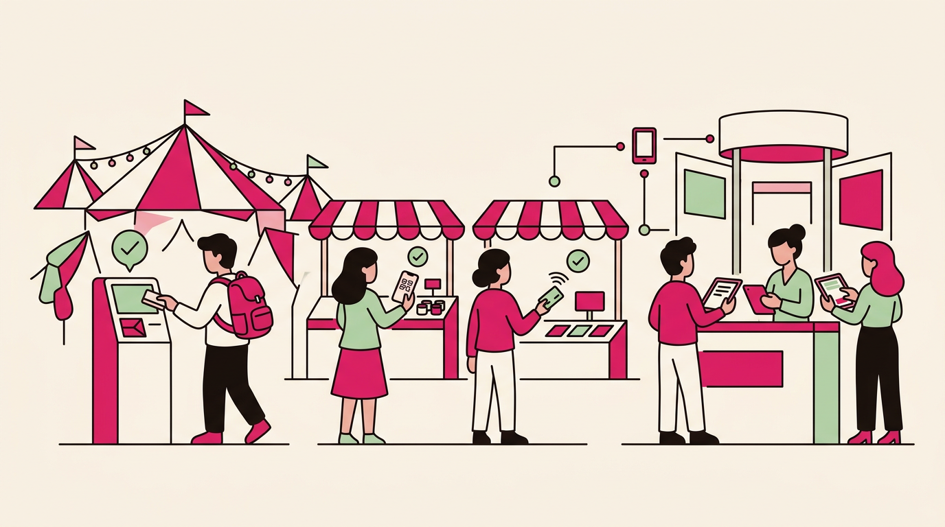 Encaissement événementiel : solutions de caisse pour festivals, marchés et événements