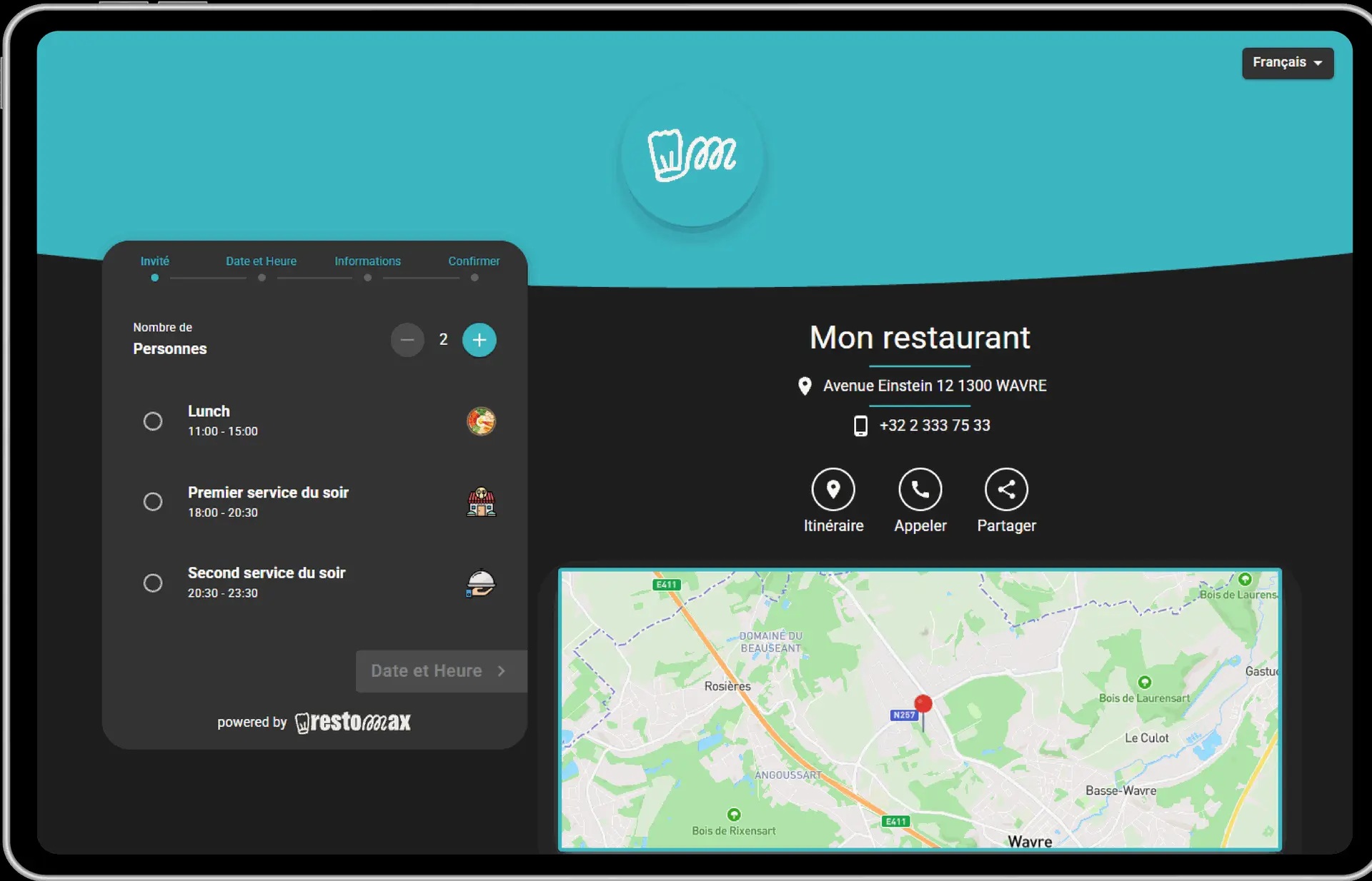 Resto Max Book / schéma écosystème