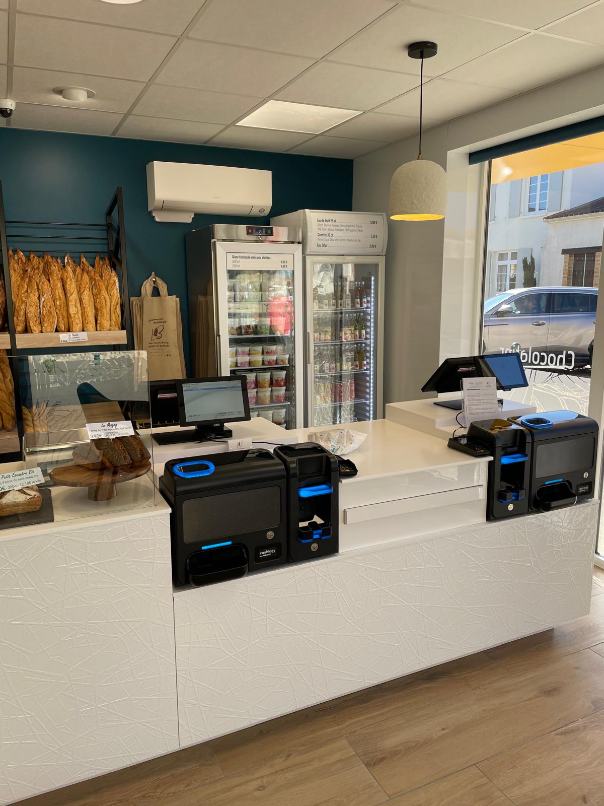 Cashlogy, Monnayeur automatique, Solution Caisse